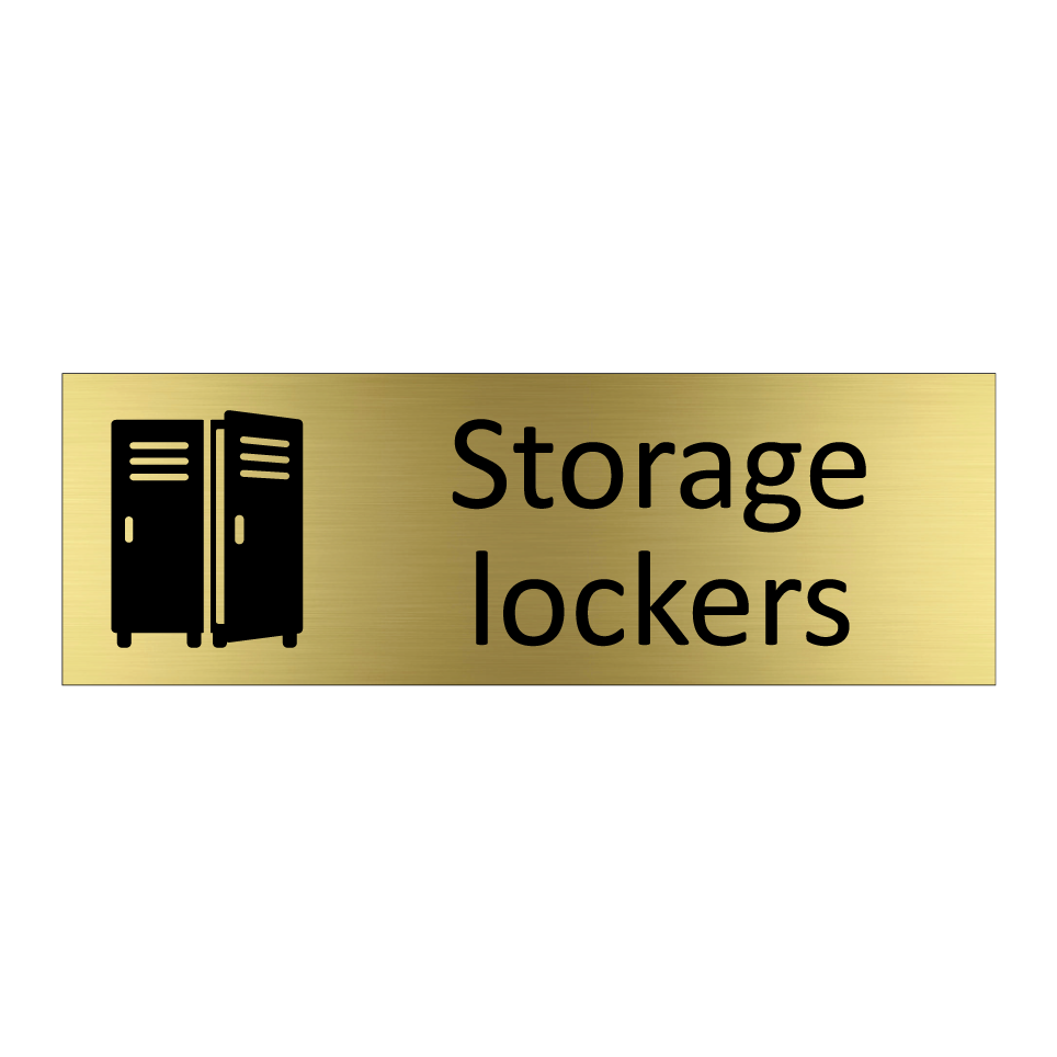 Storage lockers
