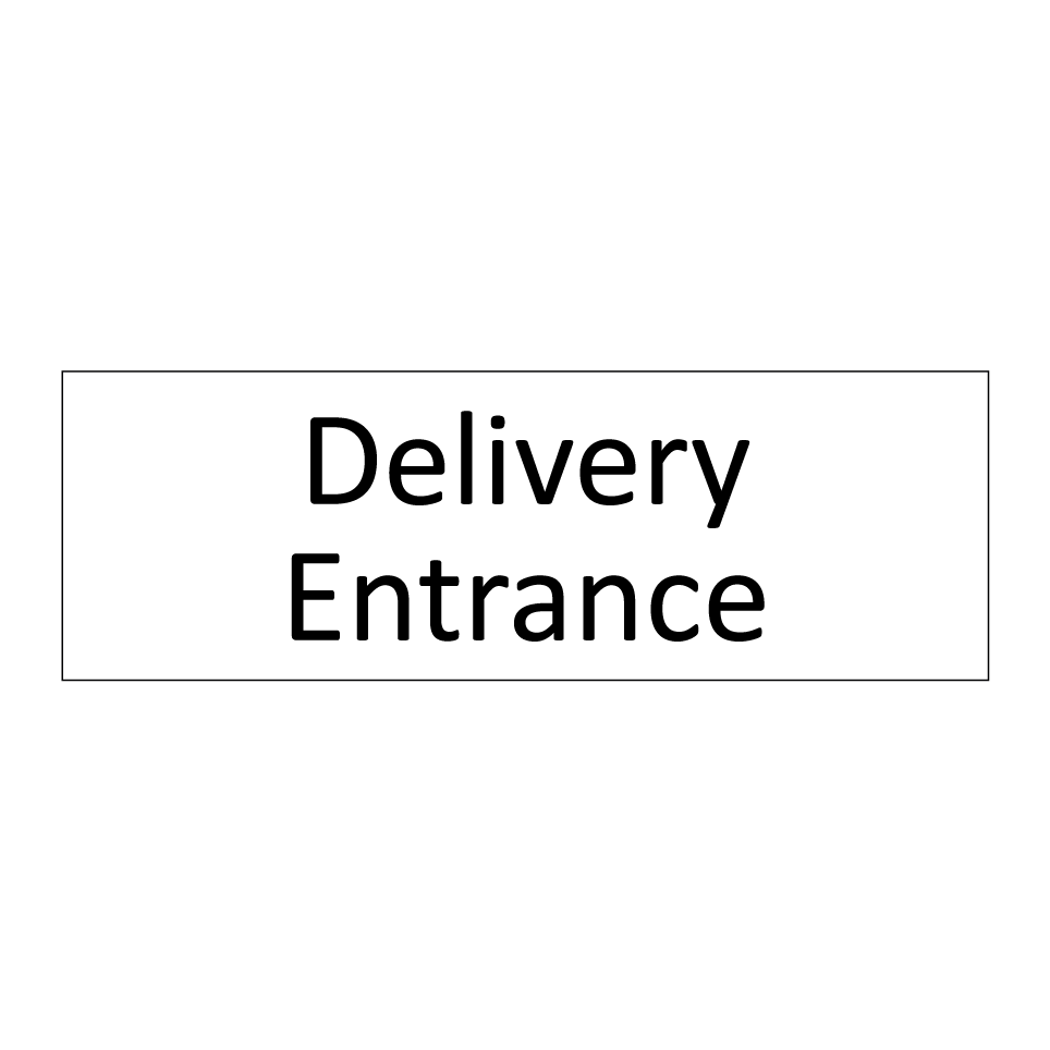 Delivery Entrance