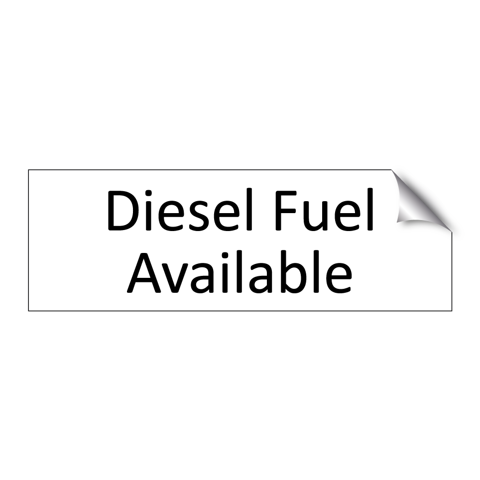 Diesel Fuel Available
