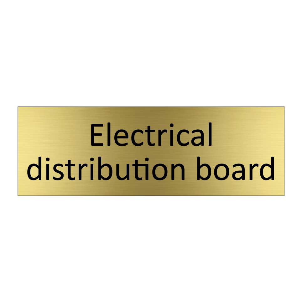 Electrical distribution board