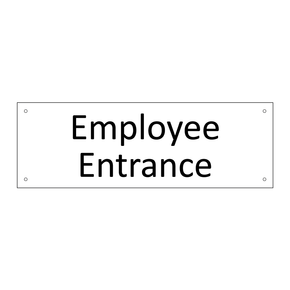 Employee Entrance