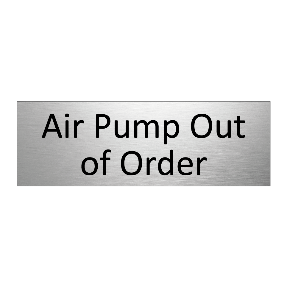 Air Pump Out of Order