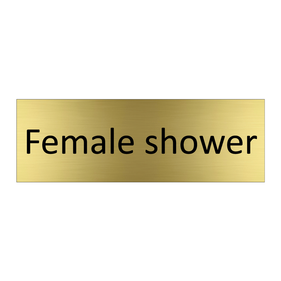 Female shower