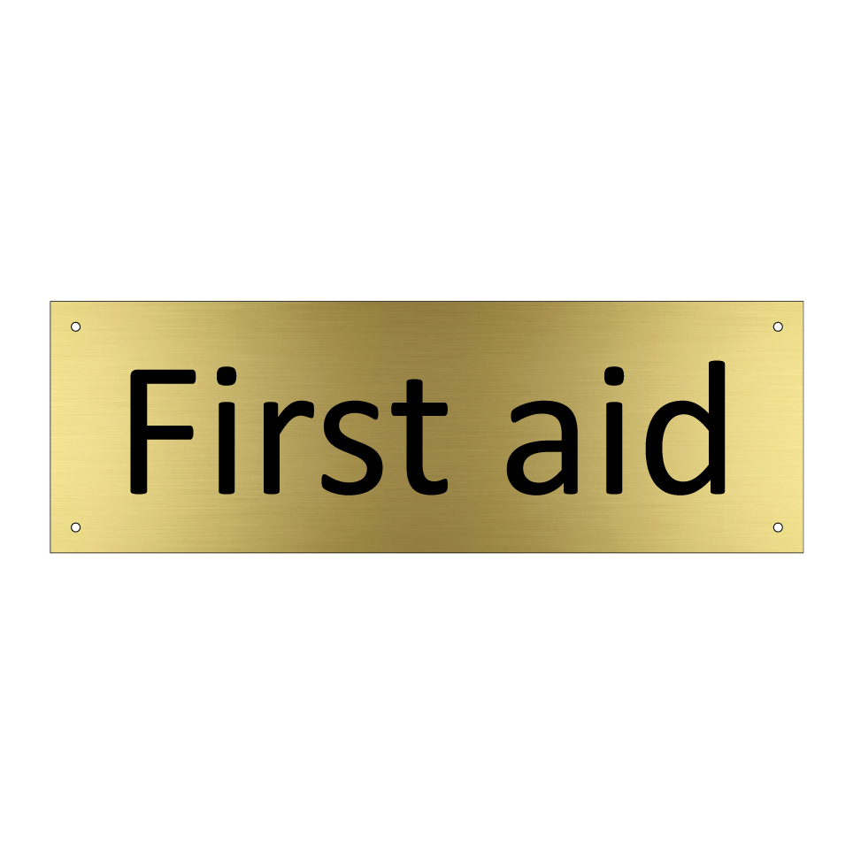 First aid