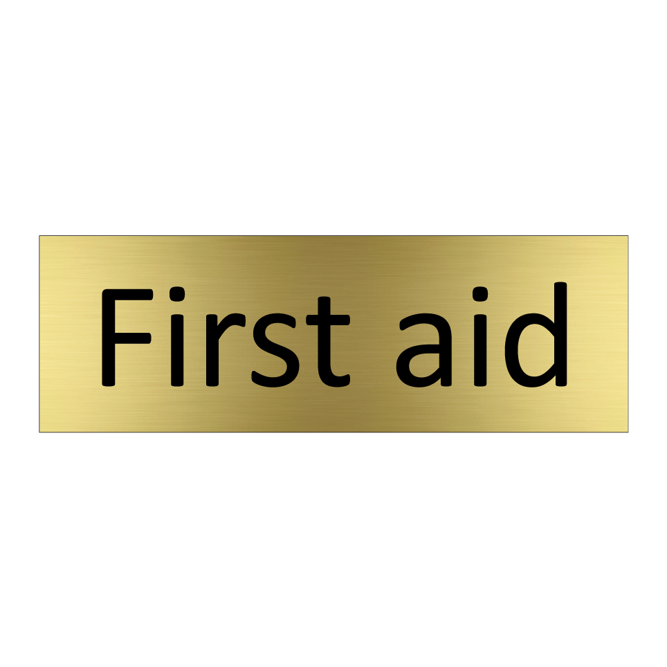 First aid