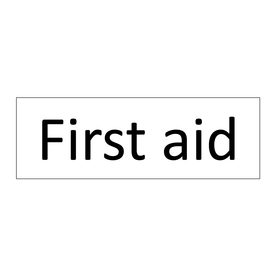 First aid