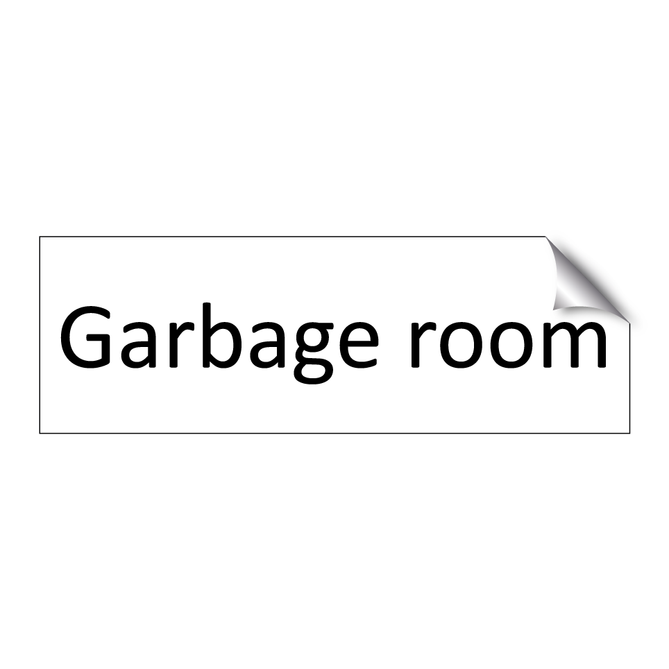 Garbage room