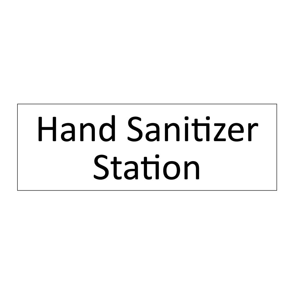 Hand Sanitizer Station