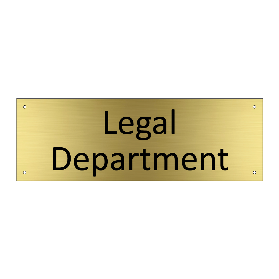 Legal Department