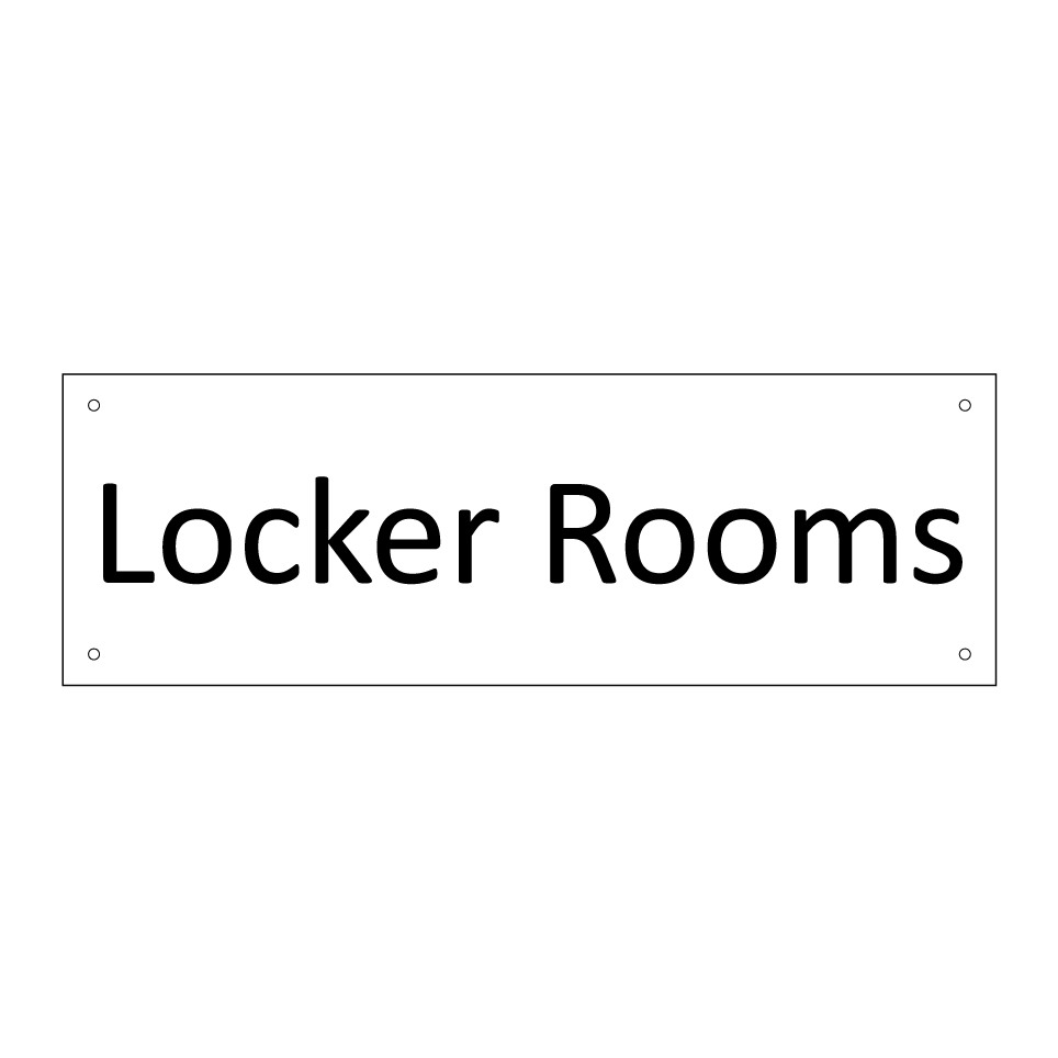 Locker Rooms