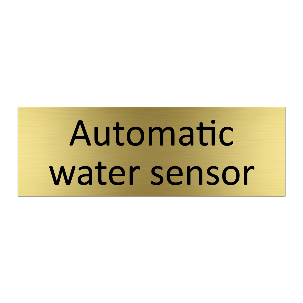 Automatic water sensor