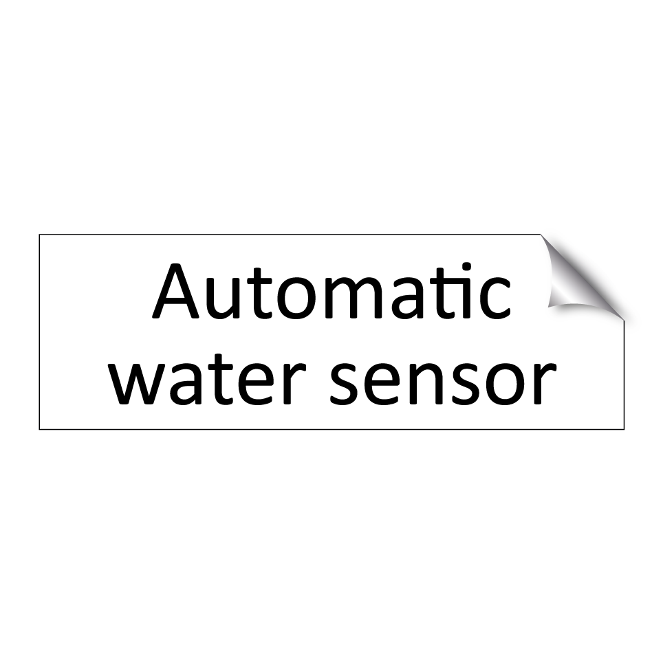 Automatic water sensor