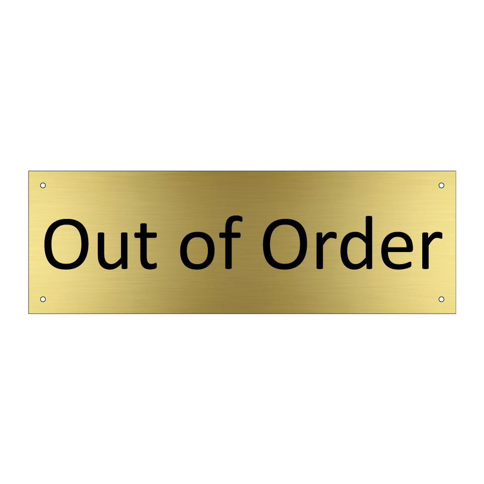 Out of Order