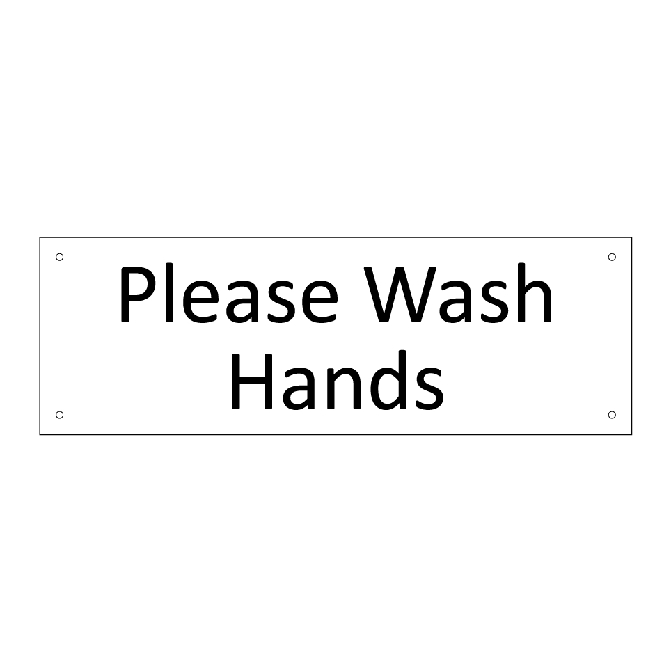 Please Wash Hands