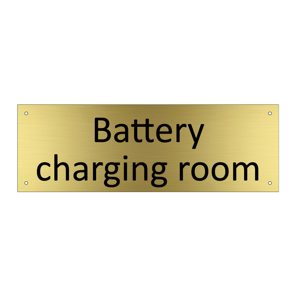 Battery charging room