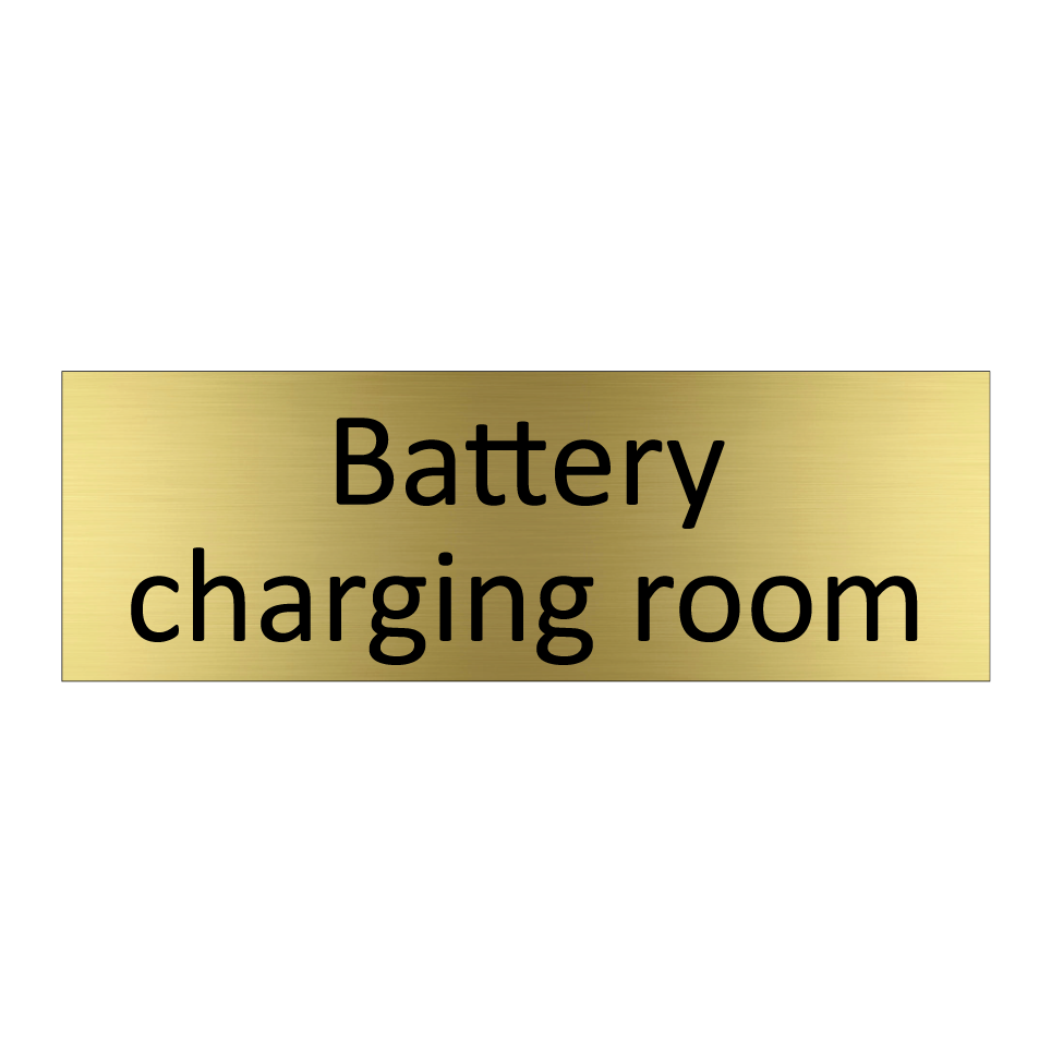 Battery charging room