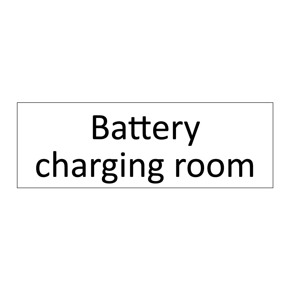Battery charging room