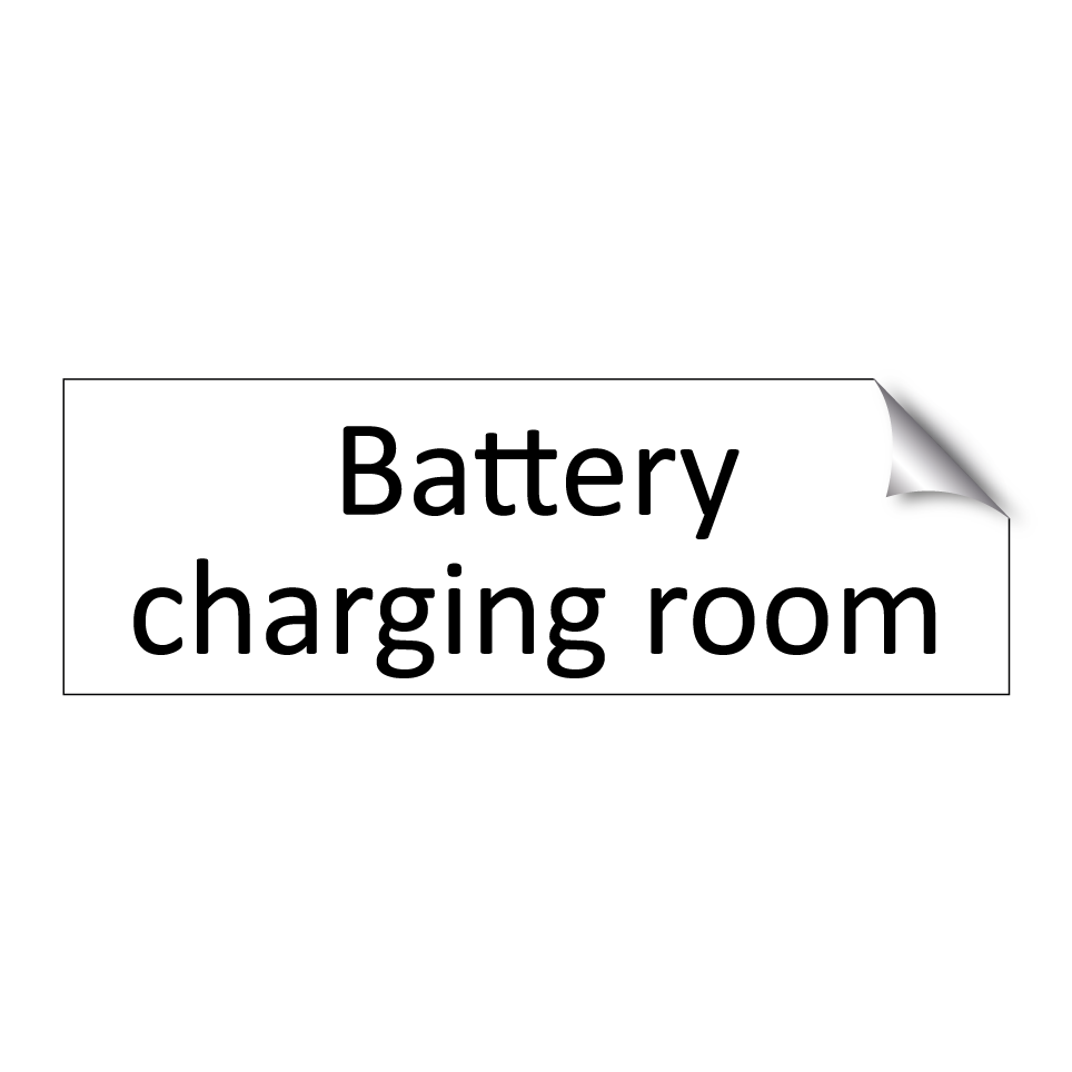 Battery charging room