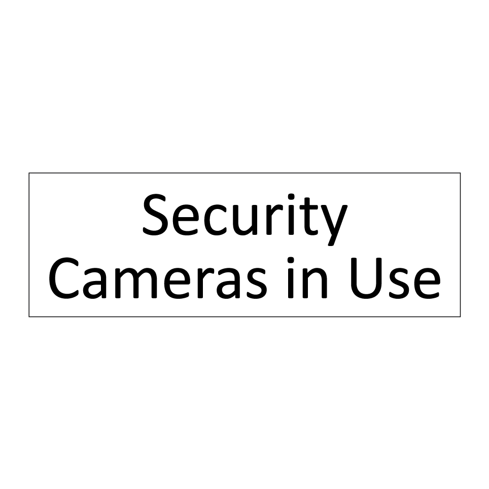 Security Cameras in Use