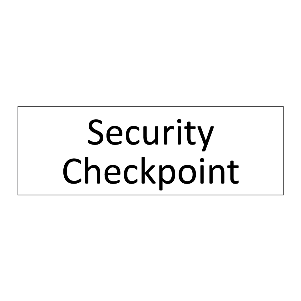 Security Checkpoint
