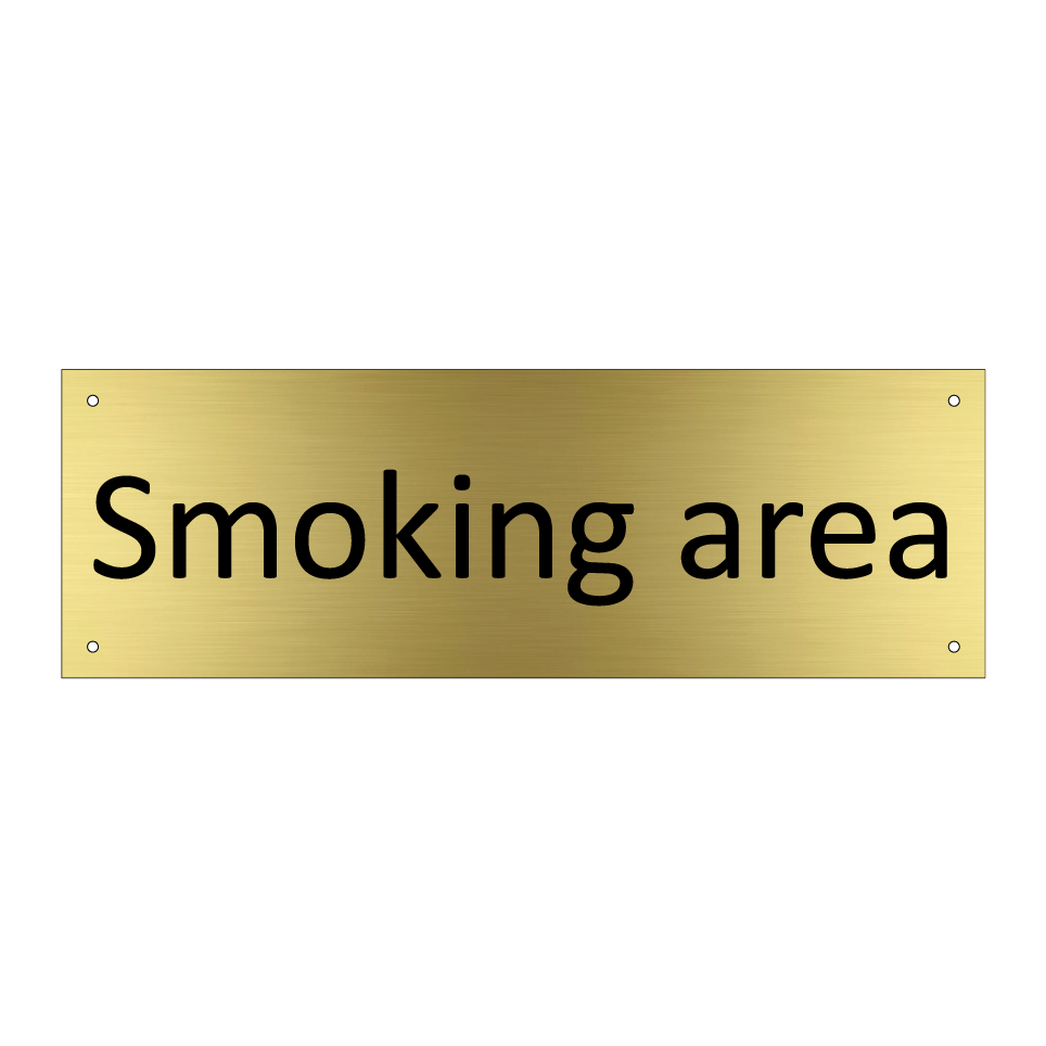 Smoking area