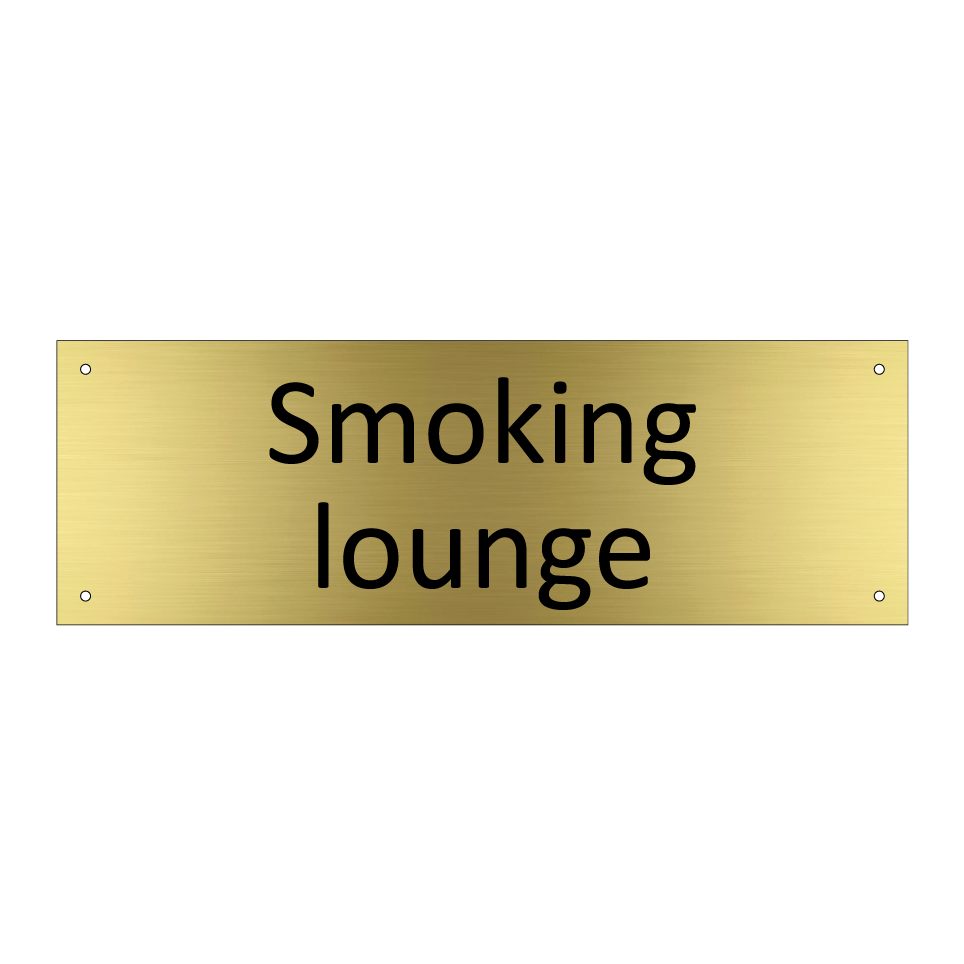 Smoking lounge
