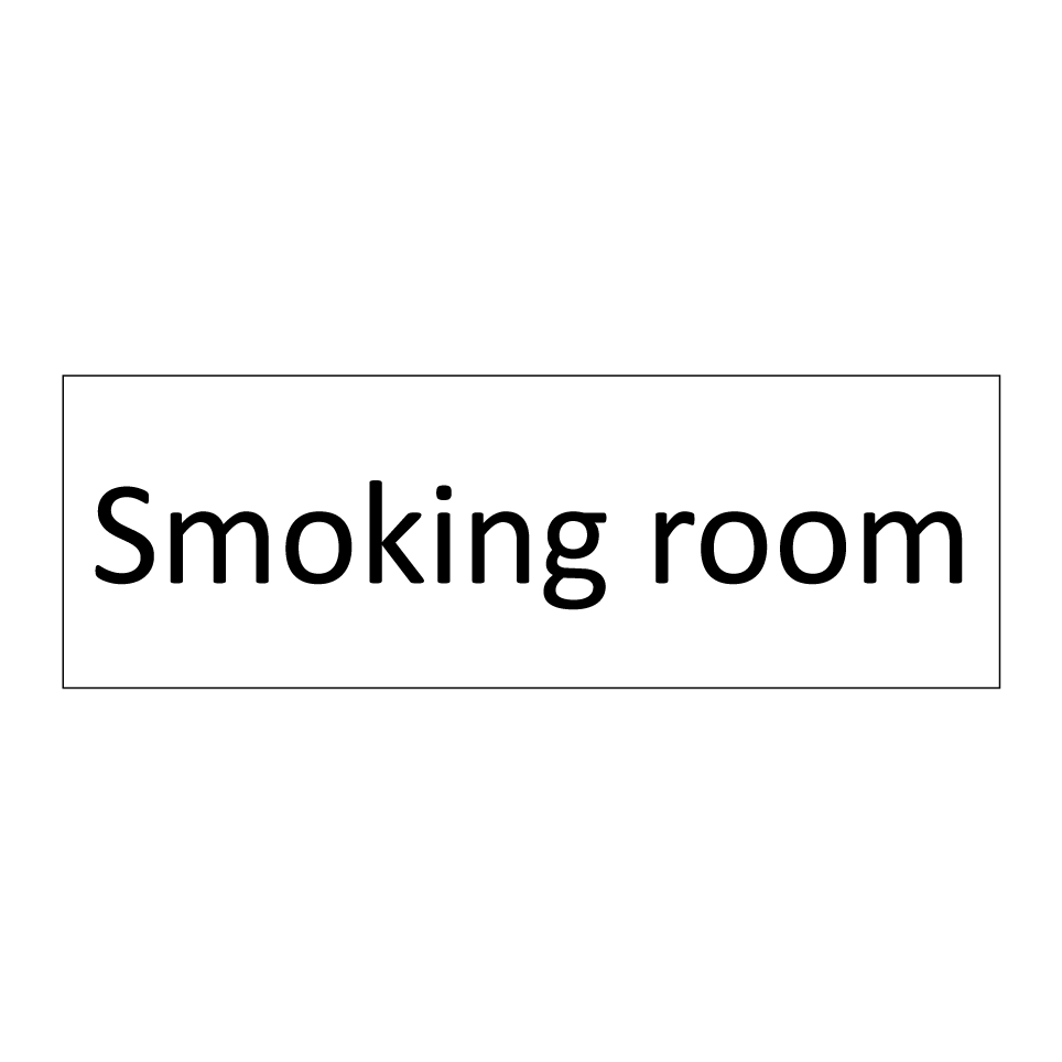 Smoking room