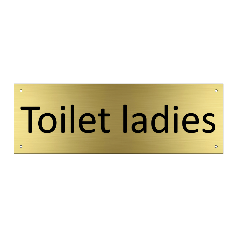 Toilet ladies