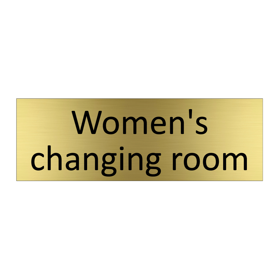 Women's changing room