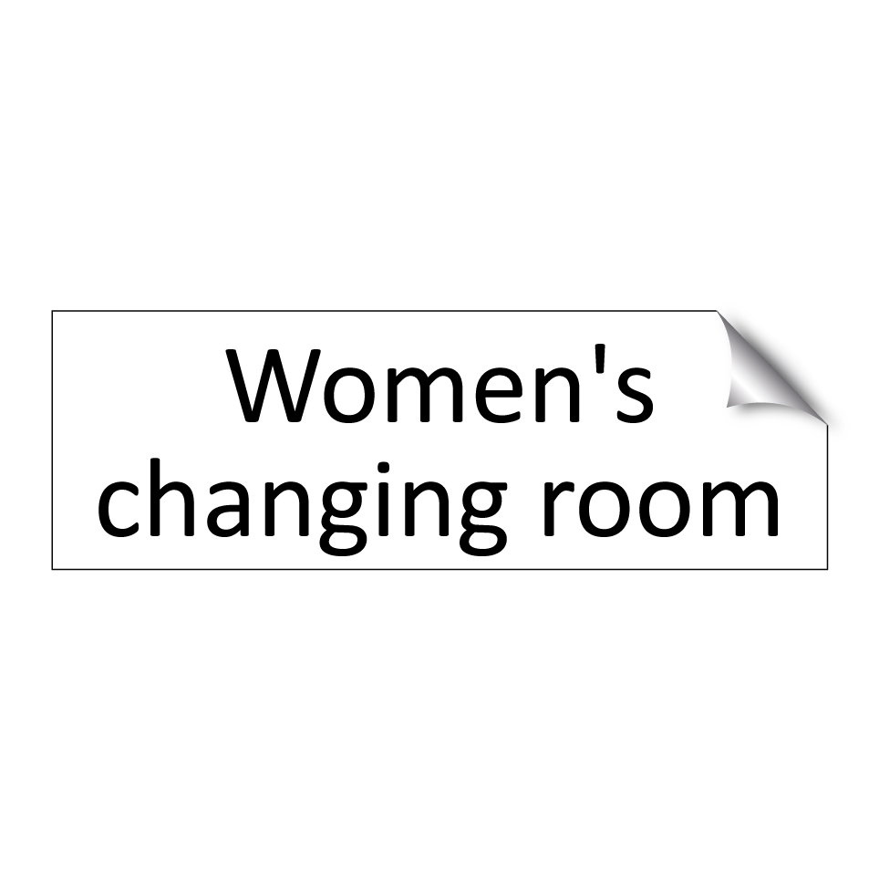 Women's changing room