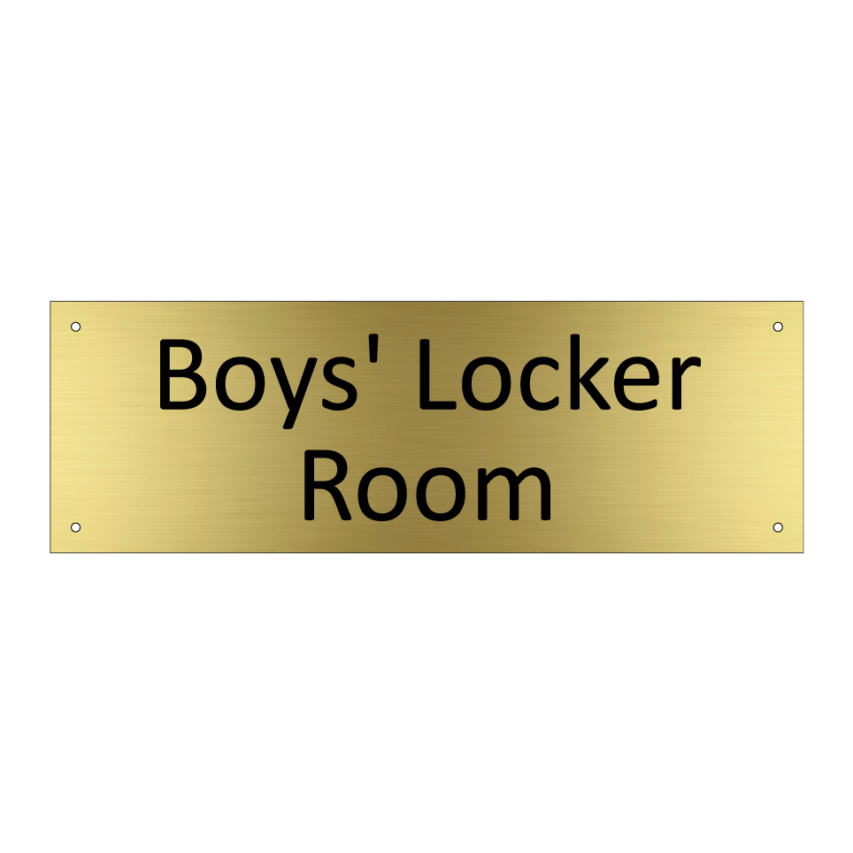 Boys' Locker Room