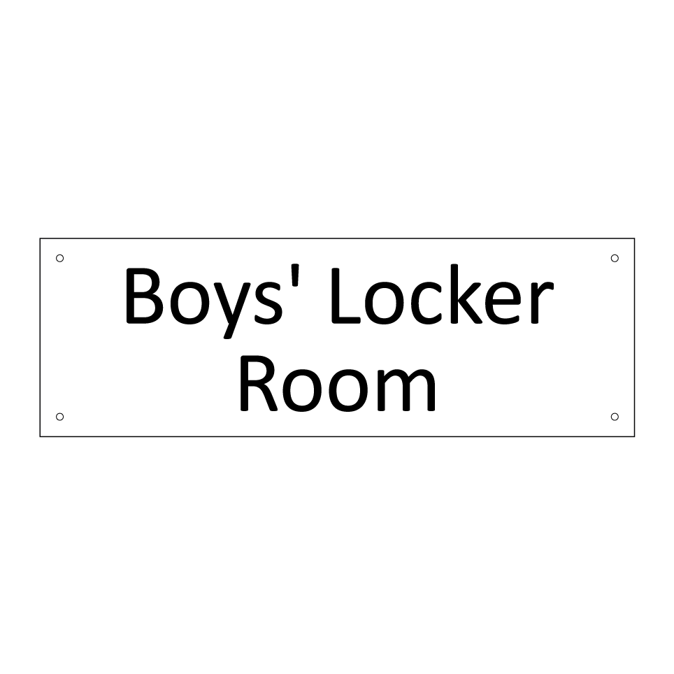 Boys' Locker Room