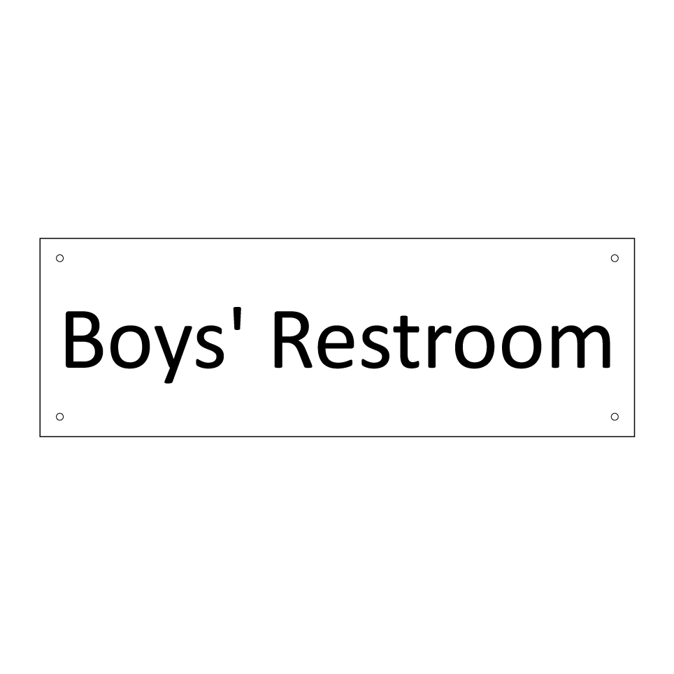Boys' Restroom