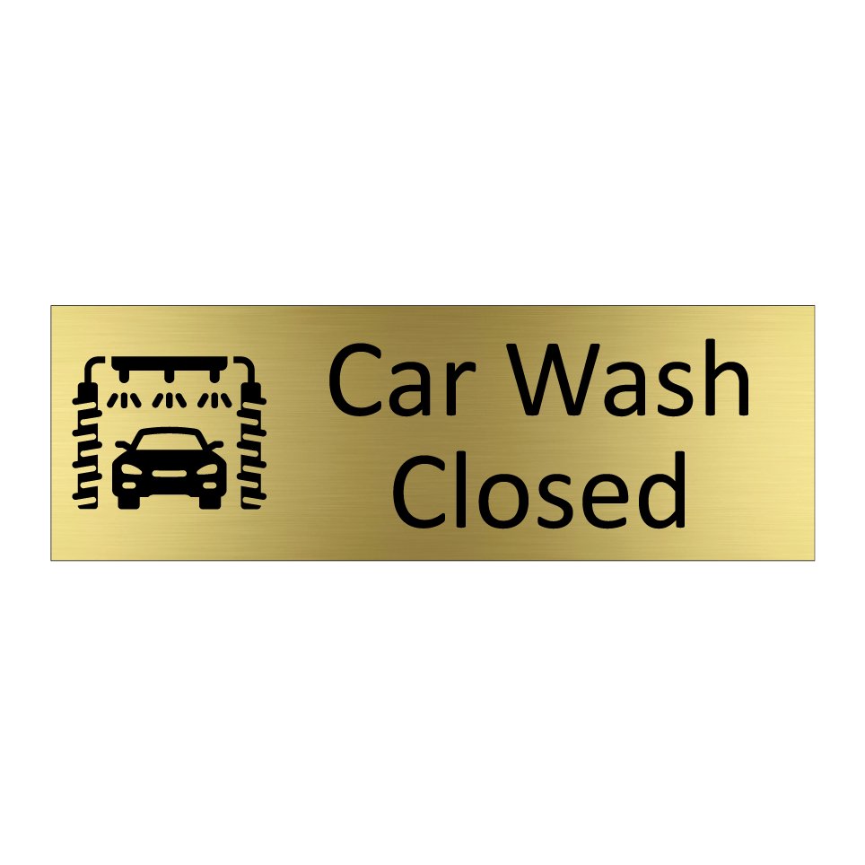 Car Wash Closed