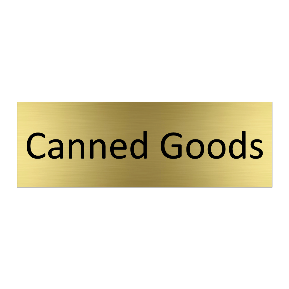 Canned Goods