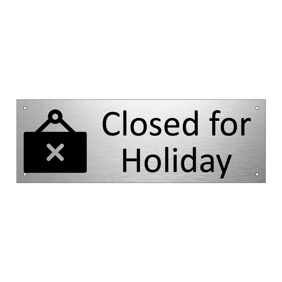 Closed for Holiday