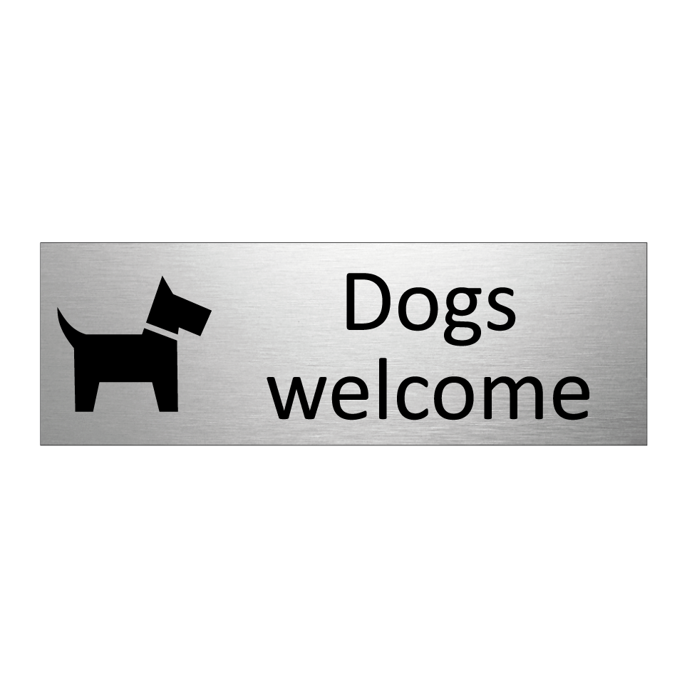 Dogs welcome