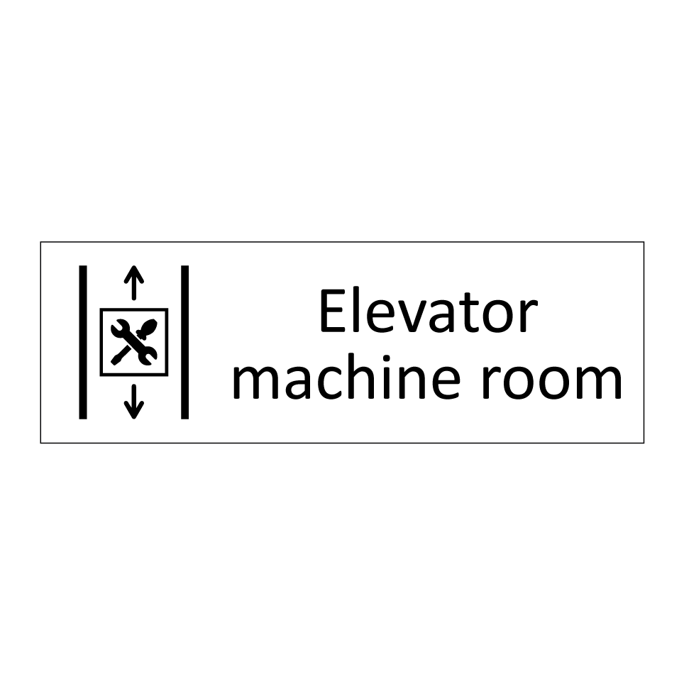 Elevator machine room