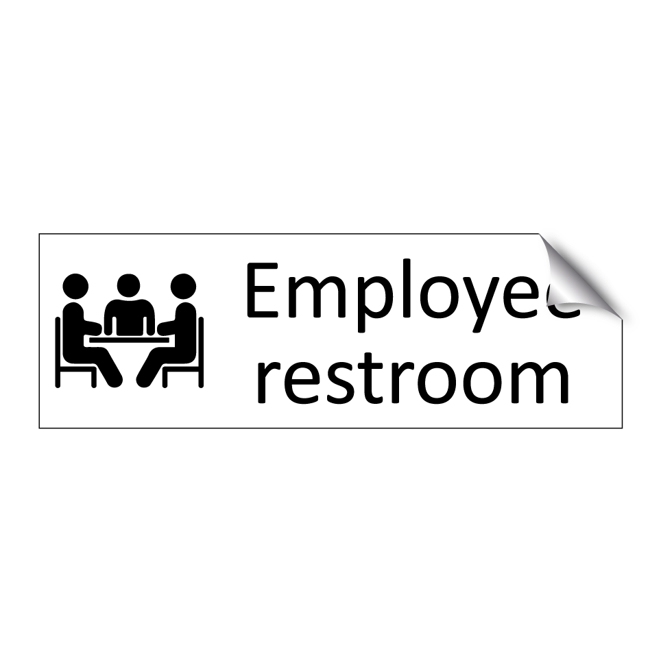 Employee restroom