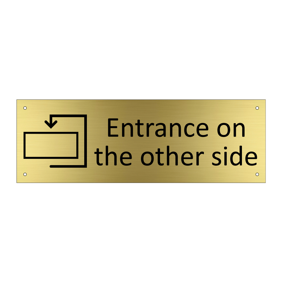 Entrance on the other side