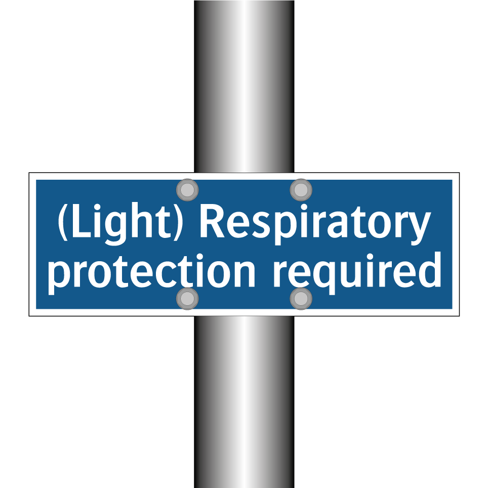 (Light) Respiratory protection required