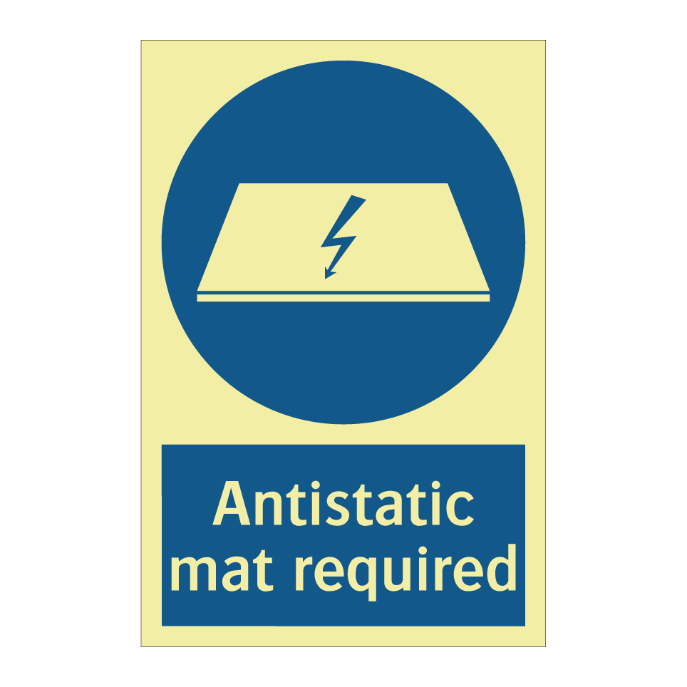 Antistatic mat required