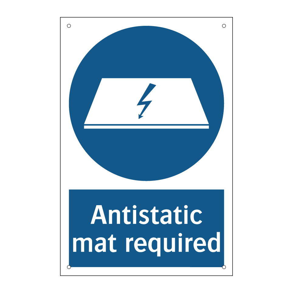 Antistatic mat required