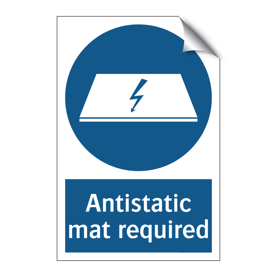 Antistatic mat required