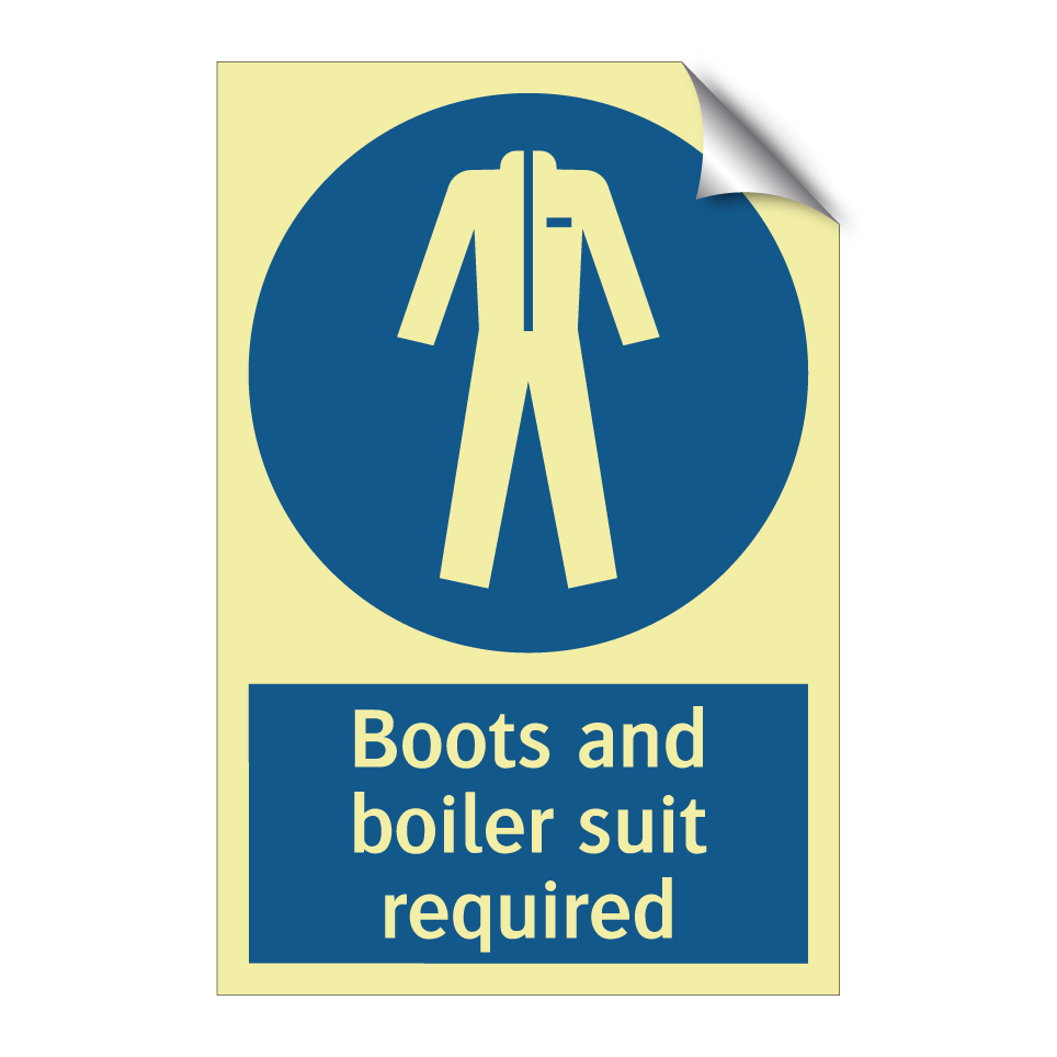 Boots and boiler suit required