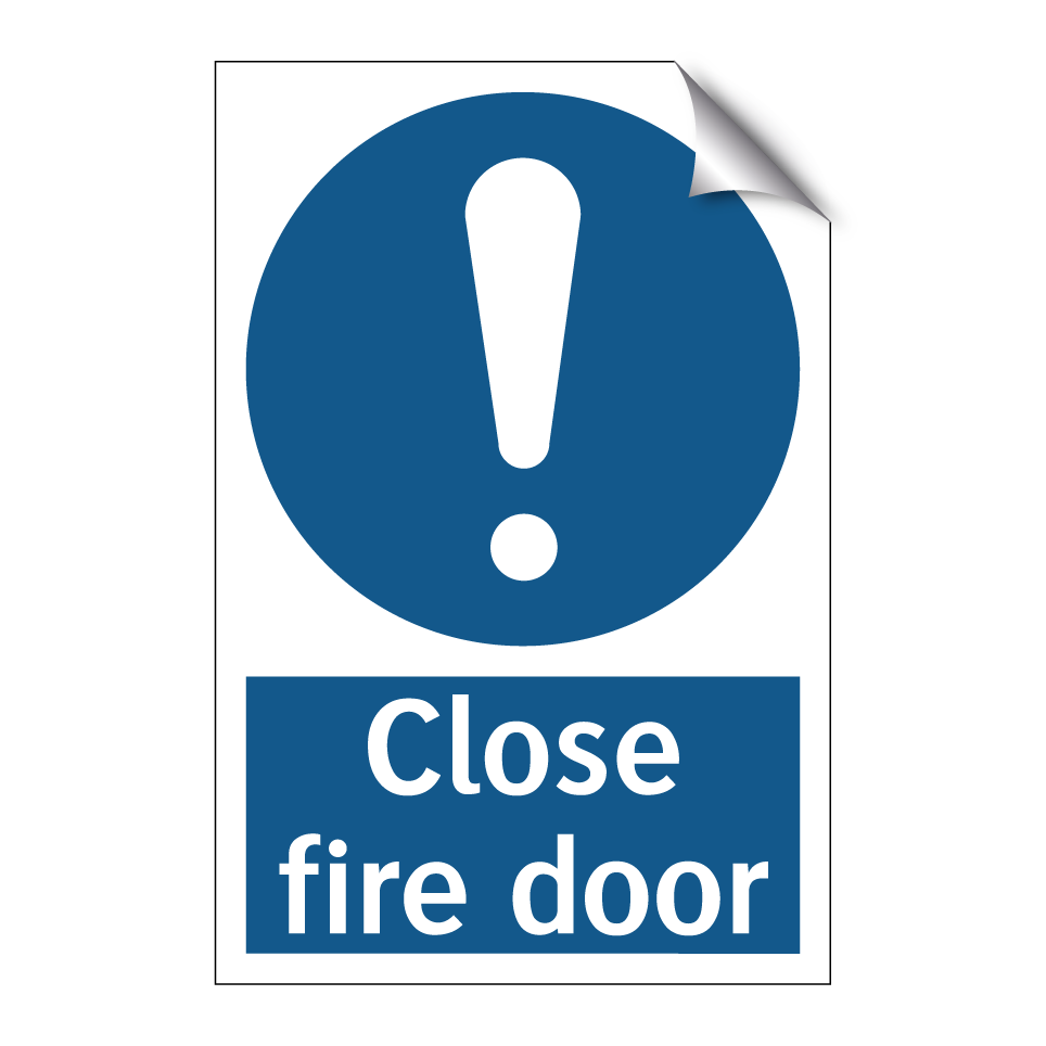 Close fire door