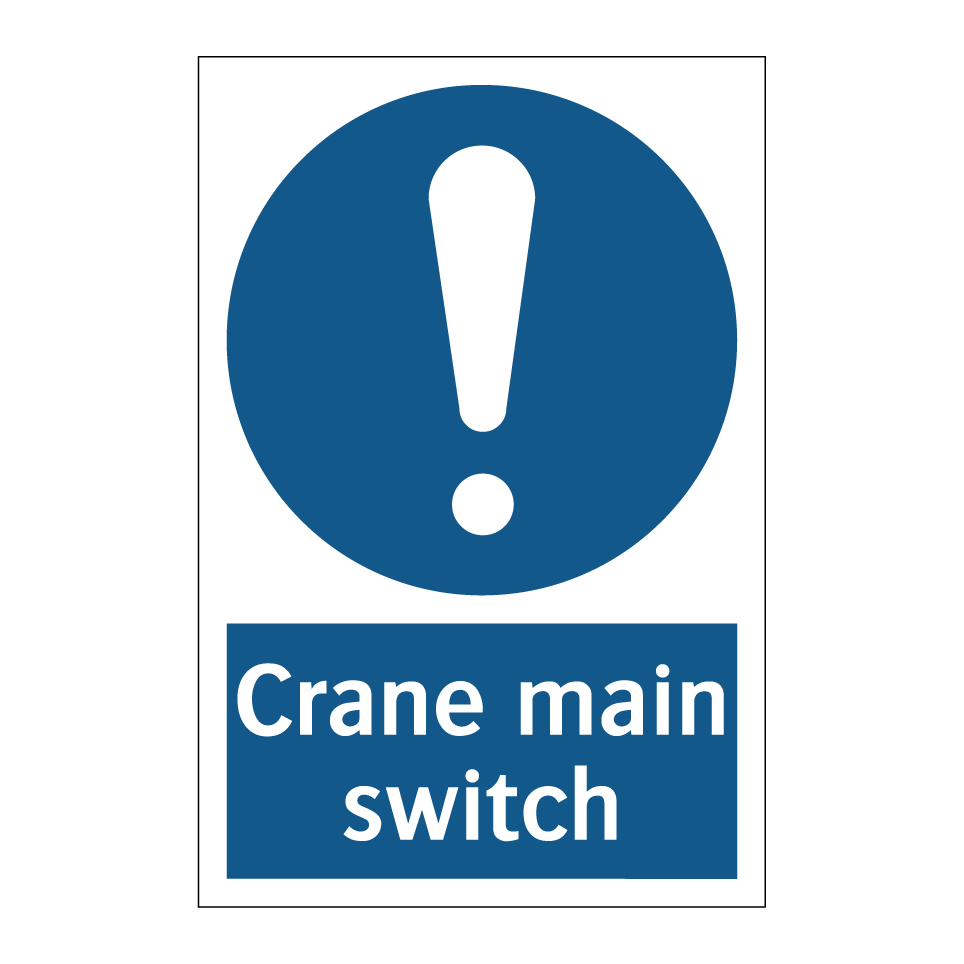 Crane main switch