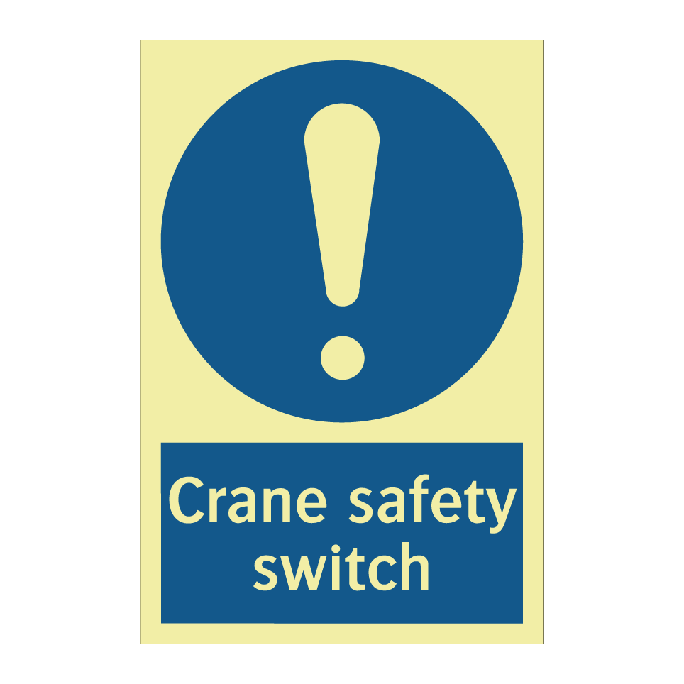 Crane safety switch