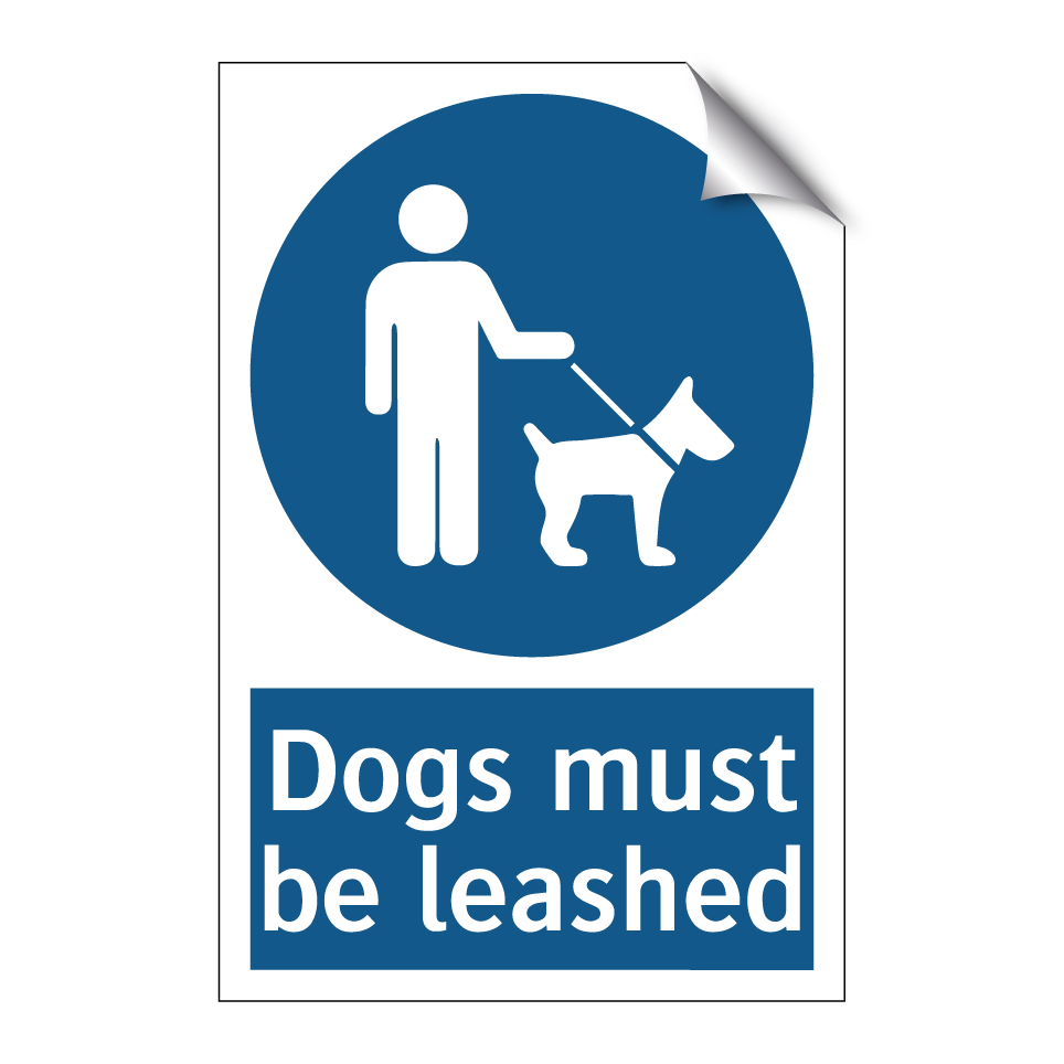 Dogs must be leashed