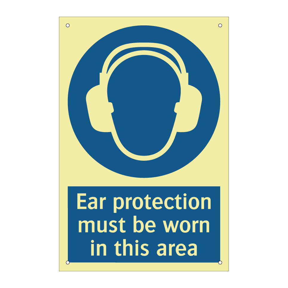 Ear protection must be worn in this area
